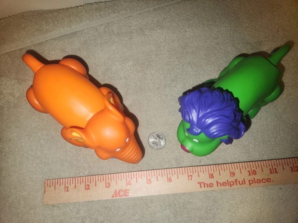 Lot Of 2 Discovery Toys WACKY WILDERNESS Animal Builders Elephant Lion Figure - Image 4 of 4
