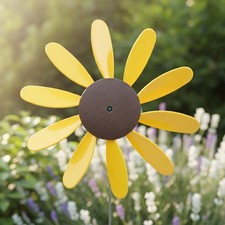 Beloit Plastics 12" Diameter SunFlowers/Daisy (4 Pack),24" Tall Pinwheel and...