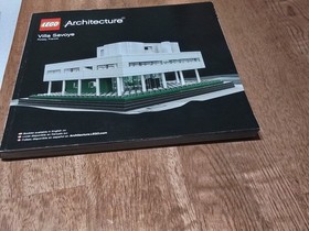 LEGO Architecture Villa Savoye #21014 Complete No Box Manual Has Some Pgs Glued