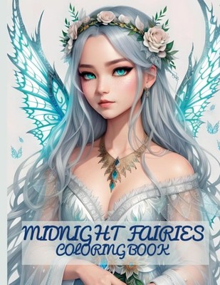 Midnight Fairies Coloring Book: Beautiful Enchanted Fairies Coloring