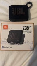 JBL Go 4 Ultra-Portable Wireless Bluetooth Speaker 7h Playtime Waterproof, Black