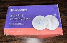 Lansinoh Stay Dry Disposable Nursing Pads, 100 Count Damaged Box