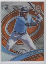 2021 Panini Spectra Rookies Neon Orange Prizm 20/20 Jesus Sanchez #107 s1i