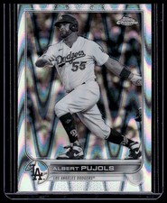 2022 Topps Chrome Sonic Albert Pujols #84 Base Los Angeles Dodgers