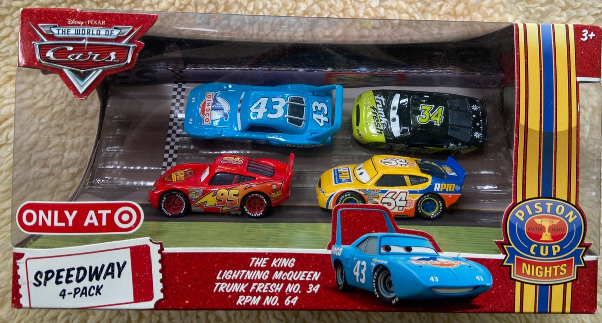 World of Disney Pixar Cars Speedway, Racing 4-Pack Race Chase Gift