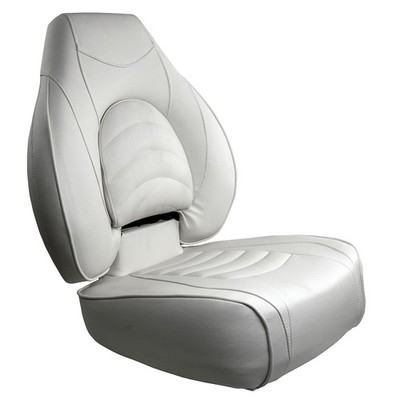Springfield Fish Pro High Back Folding Seat - White 1041606-1 UPC 038132984844