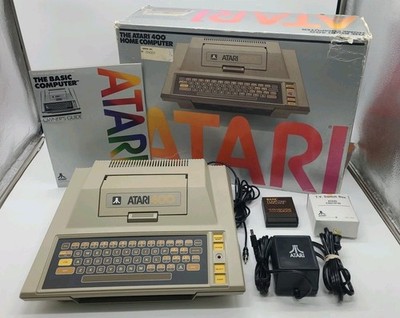 Atari 400 Home Computer Console Complete In The Box Matching Numbers Tested