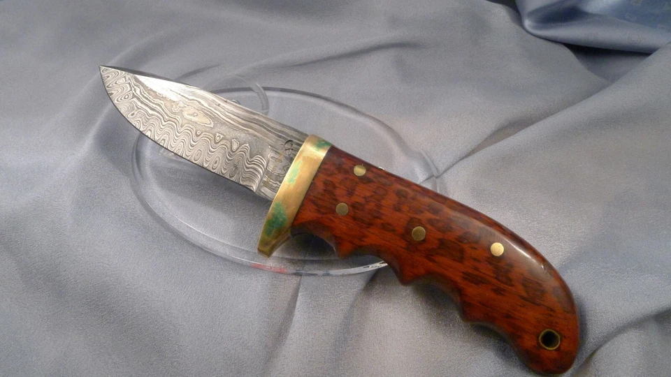 JAGDMESSER Hochkarbon Wild-Damast Giesen Forsthoff / Vlad Matveev HUNTING KNIFE - Bild 2 von 4