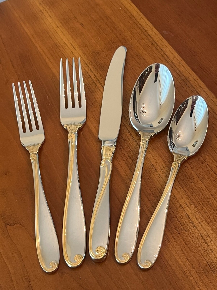 Mikasa AMBROSE GOLD Gerald Patrick 18/8 Stainless Flatware Korea