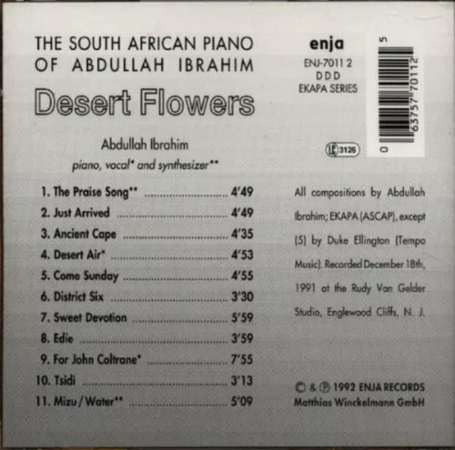 IBRAHIM ABDULLAH: DESERT FLOWER πΈ And Free Gift π With Order! - Foto 2 di 2