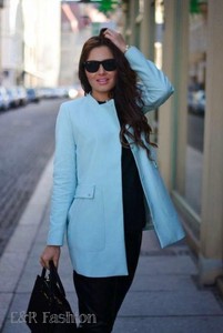 zara straight cut coat