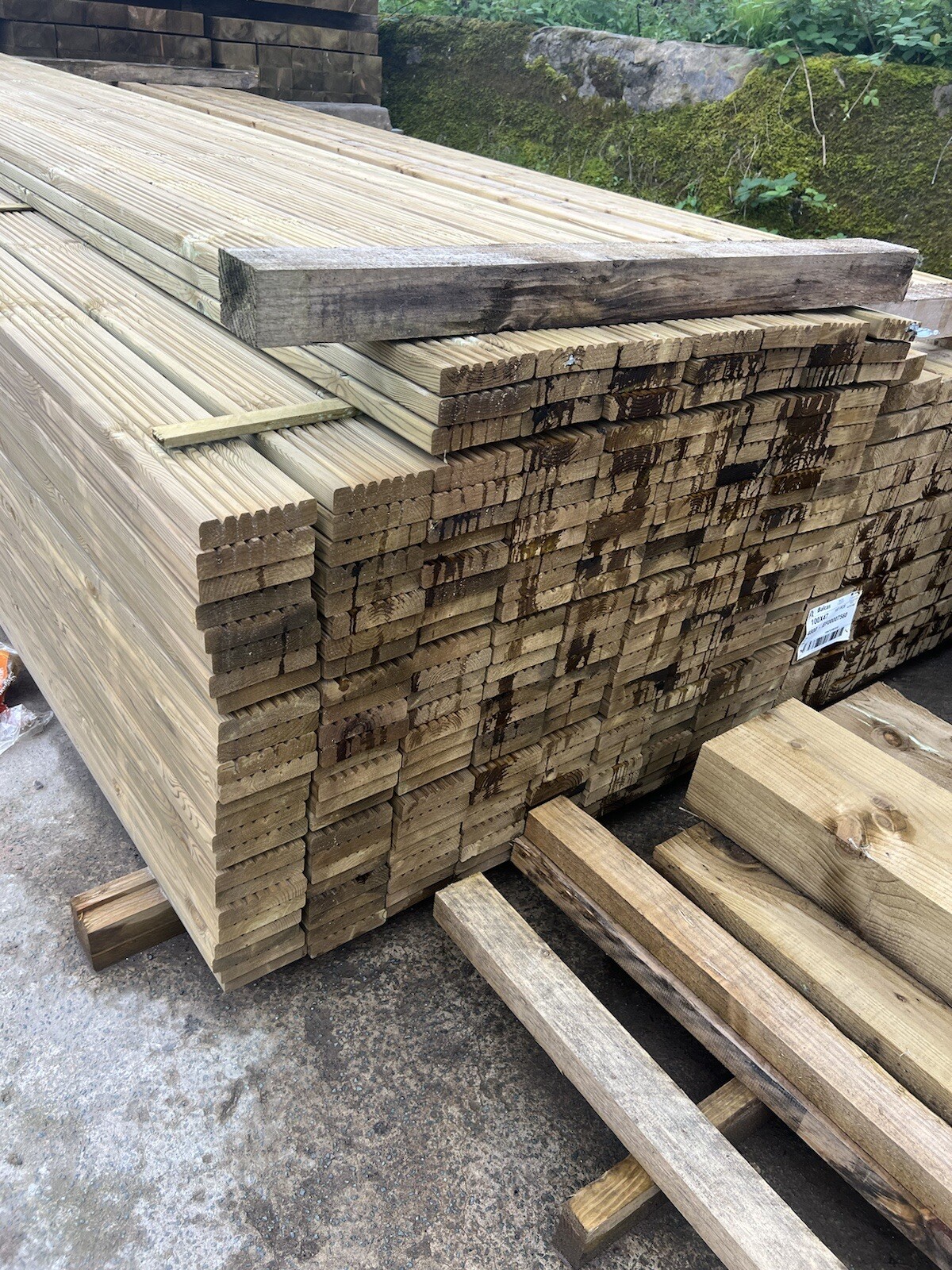 4.8M TREATED WOODEN / TIMBER DECKING BOARDS NEW eBay