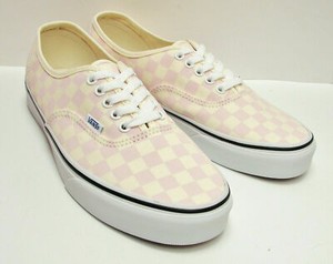 vans checkerboard chalk pink