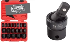 Sunex Impact Socket Set (19-Piece) and Universal Impact Joint
