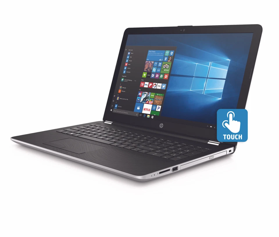 New HP 15-bs070wm, 15.6" Natural Silver Touch Laptop, Windows 10, Intel Core i5 - Image 2 of 4