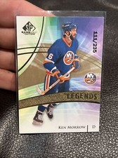 Ken Morrow #108 2020-21 Upper Deck SP Game Used Legends Golden Burst /235