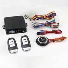 Universal 12V Car Keyless Entry Engine Start Alarm System Push Button Start/Stop
