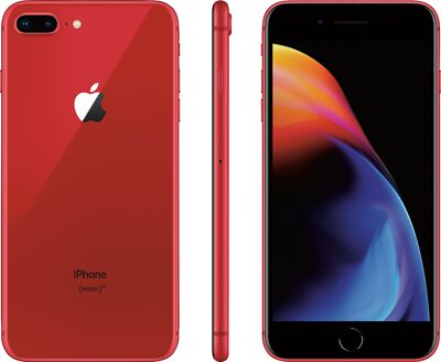 New *Sealed*Apple iPhone 8 Plus Unlocked Smartphone/Red/64GB/GLOBAL UNLOCKED