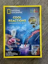 National Geographic Cool Reactions Chemistry Kit STEM - Ages 8 NEW