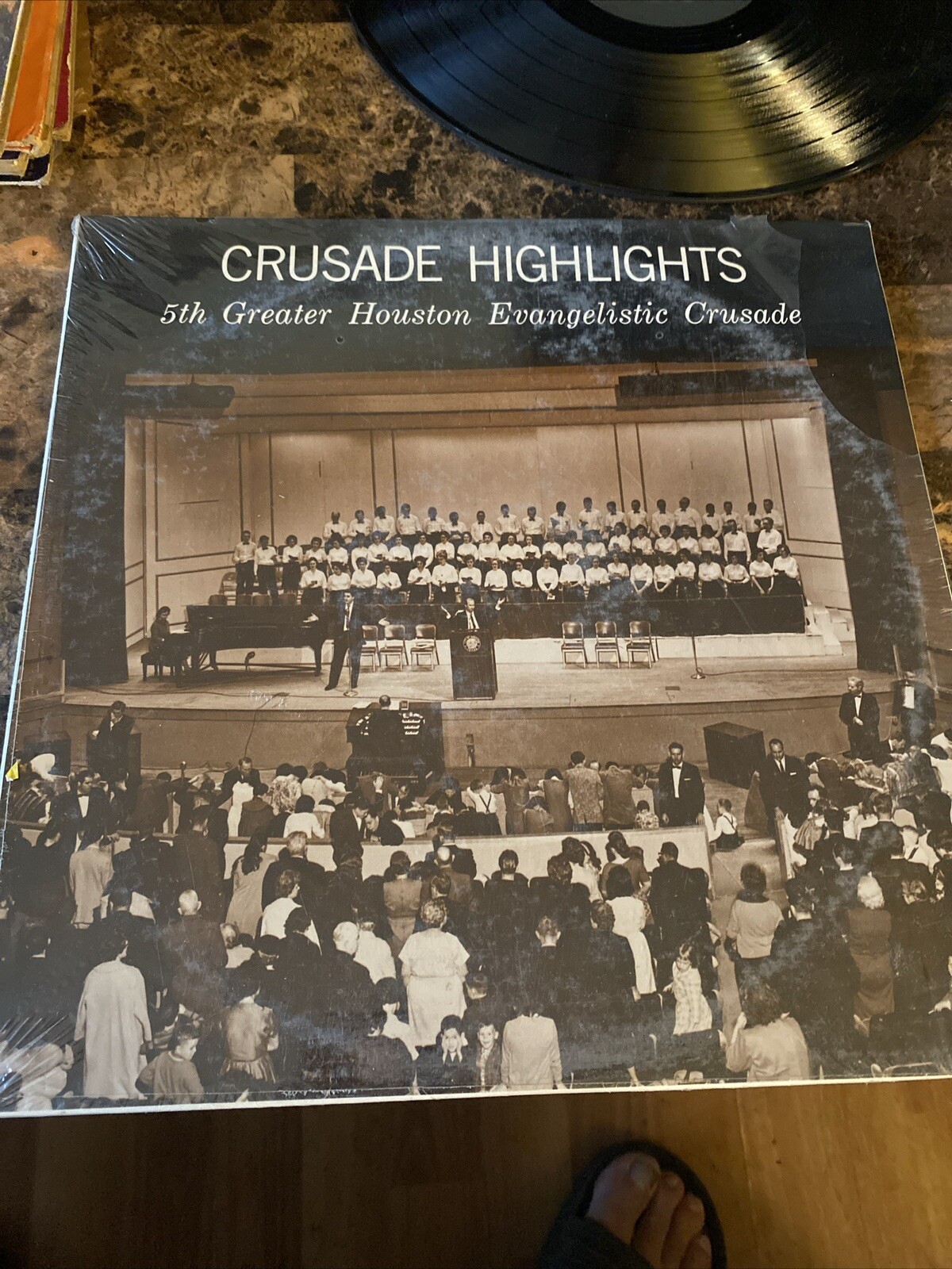 EX/EX, Crusade Highlights - 5th Greater Houston Evengelistic Crusade, Vinyl LP