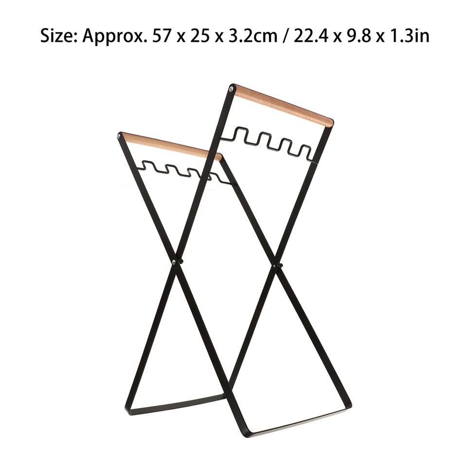 Trash Bag Holder Stand Folding Rust Resistance Plastic Recycling Bag
