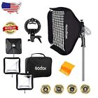 24" Softbox Light Modifier with Grid - S-Type Flash Mount for Studio Photography