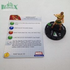 Heroclix Incredible Hulk set Hercules 026 Uncommon figure w/card 