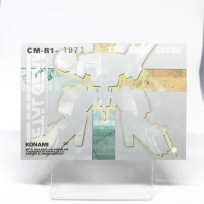 その他 L GEAR SOLID Trading Card 091 ERROR 091 Metal Gear Rex Metal Gear Solid Trading card Plastic Back