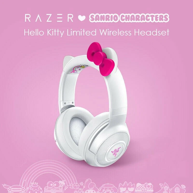 Razer x Sanrio Hello Kitty¹ Kraken BT Wireless Headset OPEN BOX Edition