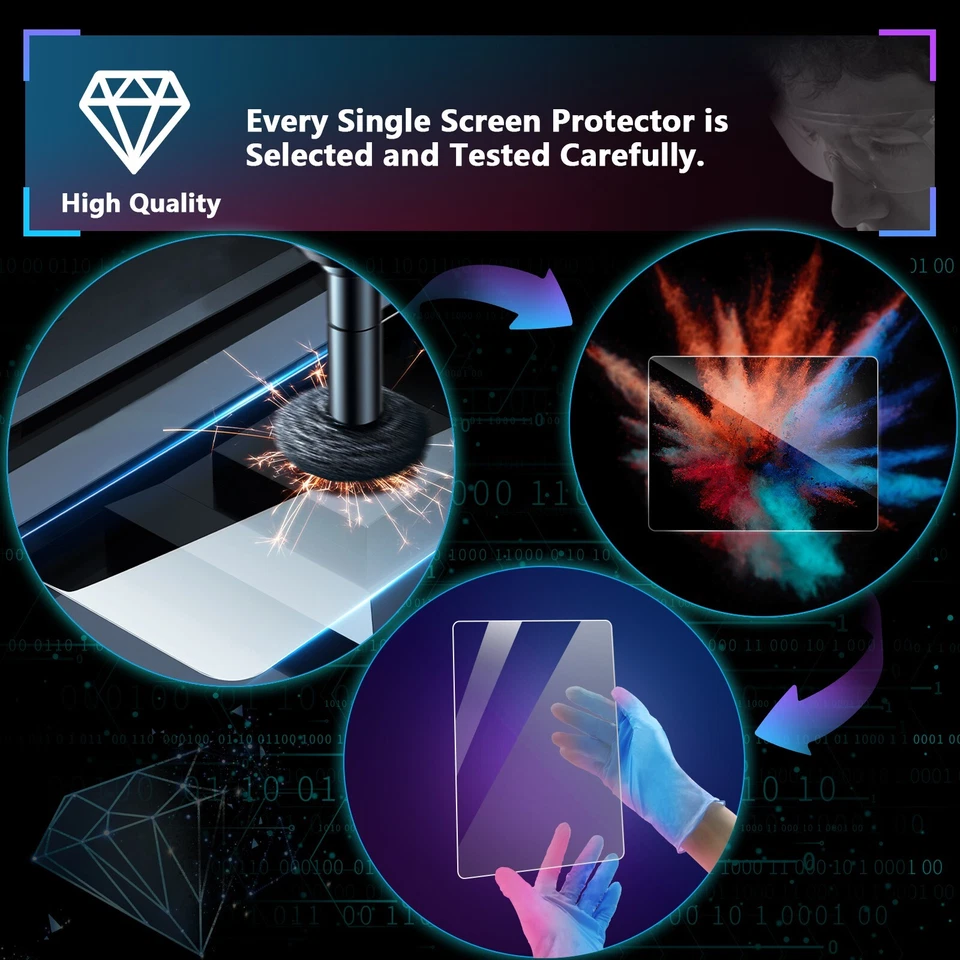 RUIYA Car Screen Protector Tempered Glass For 2025 Land Rover Range Rover Velar - Image 4 of 4