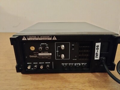 Panasonic AG1000B Commercial Video Cassette Player | eBay Panasonic AG1000B Commercial Video Cassette Player | eBay