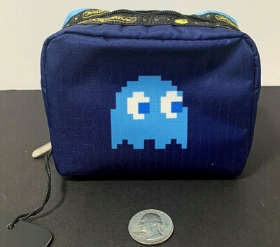 LeSportsac × Pac-Man Square Cosmetic Travel Pouch Inky New | eBay