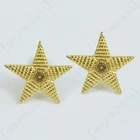 WW2 Soviet Russian Shoulder Board Star - Large- Red Army- Reproduction Pair