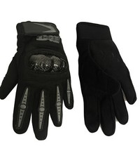 XTRM Kids Motocross Quad Bike MX Gloves Black Child Junior BMX Kart Racing