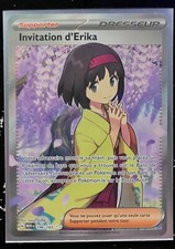 Carte Pokémon Invitation d'Erika 196/165 - EV 151 - Sous Sleeve Neuf FR