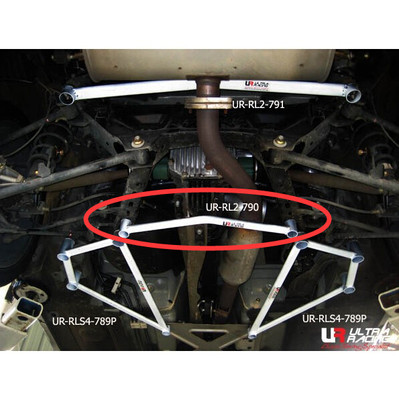 For Mazda MX5 NC 2006 ULTRA RACING 2 Points Rear Lower Bar Steel Member Brace