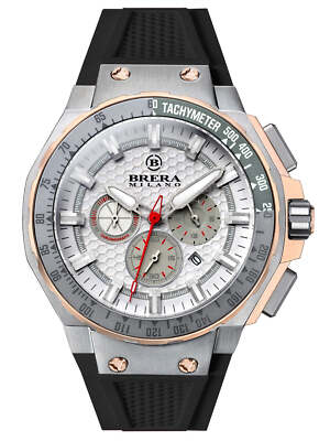 *NEW IN BOX* Brera Milano Granturismo GT2 Chronograph BMGTQC4505B Mens Watch