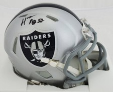 Henry Ruggs III Autographed Signed Las Vegas Raiders Speed Mini Helmet Fanatics