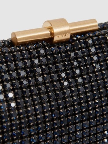 NUOVISSIMA pochette REISS Adaline impreziosita colore navy - Foto 3 di 9