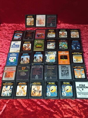 Atari Game Lot original cartridges *USED, UNTESTED Sold AS IS*