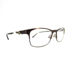 South Hampton SH 5008 BR Brown gold Rectangle Eyeglasses Frame 50[]16 135 mm