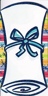 PAPYRUS GRADUATION CARD NIP MSRP $4.95 DIPLOMA MONEY ENCLOSURE CARD (K2)