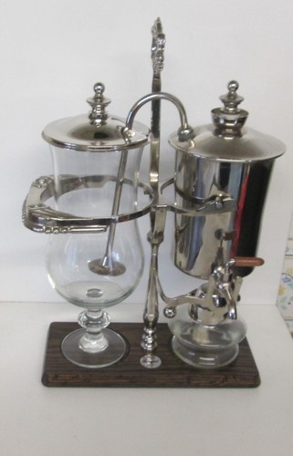 ROYAL BELGIUM BALANCE COFFEE MAKER ORIGINAL EXTREMELY RARE 800 ML PALADIUM