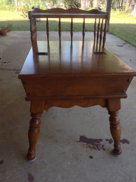 Ethan Allen Step End Table Heirloom Nutmeg Maple Made In America 10 8582