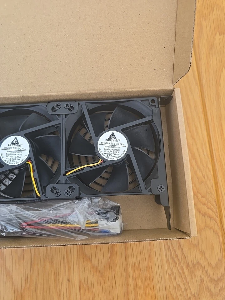 GDSTIME GPU Cooler Triple 92mm 9025 PCI Cooling Fan 12v Brushless Graphic Card - Image 4 of 4