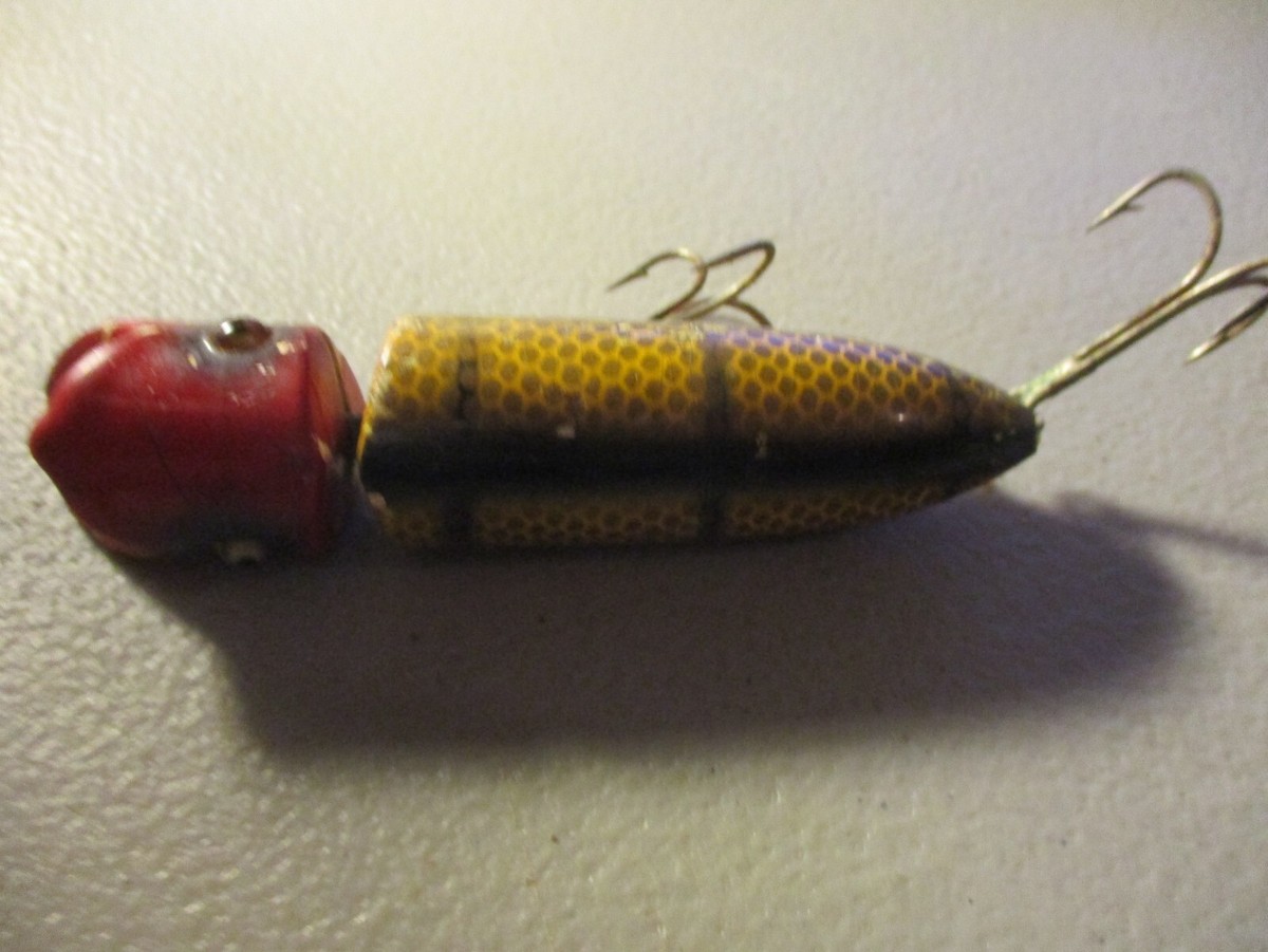 Vintage Heddon Zig Wag Fishing Lure Glass Eyes | eBay