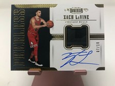 2017-18 PANINI DOMINION PEERLESS ZACH LAVINE CHICAGO BULLS PATCH AUTO 07/10