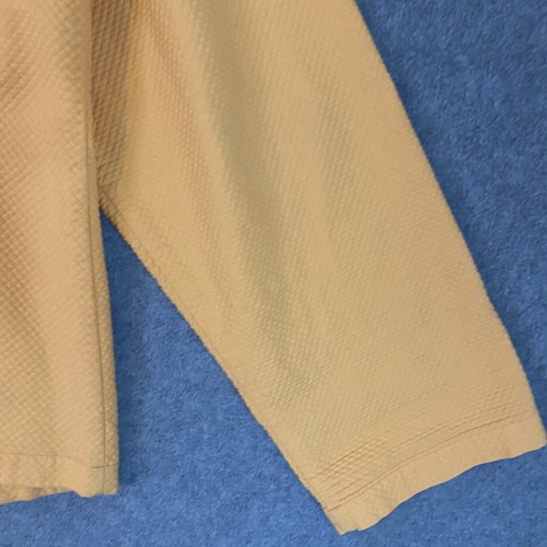 Eileen Fisher Jacket Womens XL Orange Full Zip Mock Neck Lightweight Waffle - Picture 18 of 18