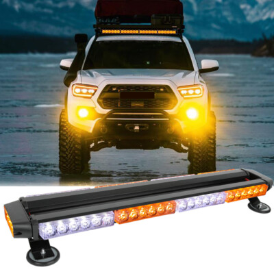 54LED Emergency Strobe Lights Bar Warning Rooftop Double Side For Toyota Tacoma