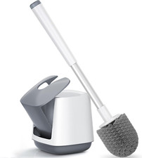 Toilet Brush and Holder, Toilet Bowl Brush with Automatic Holder, Toilet Scrubbe
